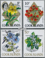 Aitutaki 76-79 (kompl.Ausg.) Postfrisch 1973 Beendigung Der Nukleartests - Aitutaki