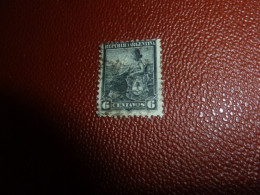 Republica Argentina - Val 6 Centavos - Effigie - Noir - Oblitéré - Année Non Définie - - Autres & Non Classés