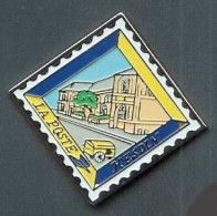 @@ Beau Pin's La Poste PTT Timbre Village D'HESDIN (2.5x2.5) @@po23 - Mail Services
