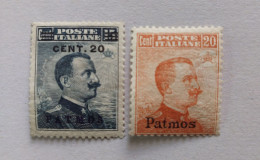 Stamps Greece Italy 1916-1917 New Domestic Postal Rates   MNH.(Kat HelIAS 10-12  240 Euros  ) - Dodécanèse