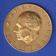 Bronze-Medaille 1971 Franz Khevenhüller Burg Hochosterwitz  47g Vz - Other & Unclassified