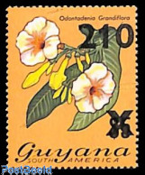 Guyana 1981 210c On 5$, Stamp Out Of Set, Mint NH, Nature - Flowers & Plants - Guyane (1966-...)