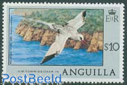 Anguilla 1977 10$, Stamp Out Of Set, Mint NH, Nature - Birds - Anguilla (1968-...)