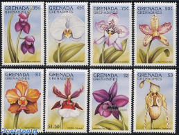 Grenada Grenadines 1997 Orchids 8v, Mint NH, Nature - Flowers & Plants - Orchids - Grenade (1974-...)