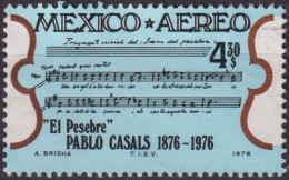 1976 Mexiko ⵙ Mi:MX 1547,Yt:MX PA419, Sg:MX 1395, Centenary Of The Birth Of Pablo Casals - Mexique