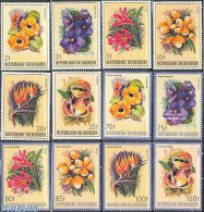 Burundi 1986 Flowers 12v, Mint NH, Nature - Flowers & Plants - Autres & Non Classés