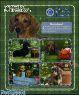 Antigua & Barbuda 2009 Dachshund 4v M/s, Mint NH, Nature - Dogs - Antigua Et Barbuda (1981-...)