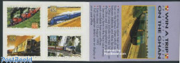 Australia 1993 Railways Booklet, Mint NH, Transport - Stamp Booklets - Railways - Neufs