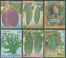 Bangladesh 1994 Vegetables 6v, Mint NH, Health - Food & Drink - Alimentation