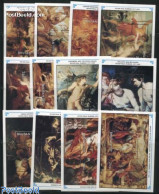 Bhutan 1991 P.P. Rubens 12 S/s, Mint NH, Art - Paintings - Rubens - Bhoutan