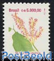 Brazil 1992 Flower 1v, Normal Paper, Mint NH, Nature - Flowers & Plants - Neufs
