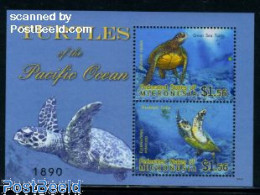 Micronesia 2009 Turtles Of The Pacific S/s, Mint NH, Nature - Reptiles - Turtles - Micronésie