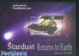 Micronesia 2006 Stardust Returns To Earth S/s, Mint NH, Transport - Space Exploration - Micronésie