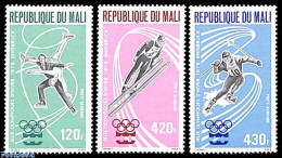 Mali 1976 Olympic Winter Games Innsbruck 3v, Mint NH, Sport - Olympic Winter Games - Skating - Skiing - Skisport