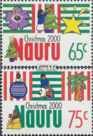 Nauru 503A-504A (kompl.Ausg.) Postfrisch 2000 Weihnachten - Nauru