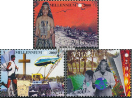 Nauru 489-491 (kompl.Ausg.) Postfrisch 2000 Eintritt In Das Jahr 2000 - Nauru
