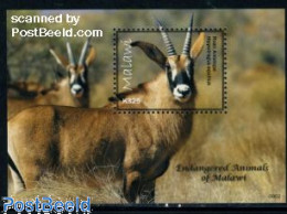 Malawi 2009 Endangered Animals S/s, Mint NH, Nature - Animals (others & Mixed) - Malawi (1964-...)