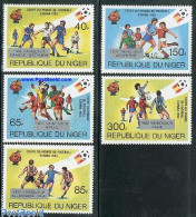 Niger 1982 World Cup Football Winners 5v, Mint NH, Sport - Football - Niger (1960-...)