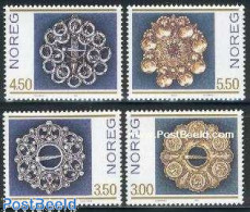 Norway 1994 Stamp Day 4v, Mint NH, Stamp Day - Art - Art & Antique Objects - Unused Stamps