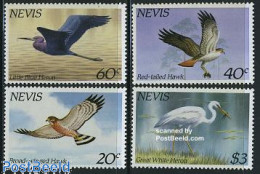 Nevis 1985 Birds 4v, Mint NH, Nature - Birds - Birds Of Prey - St.Kitts-et-Nevis ( 1983-...)