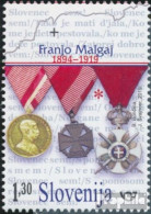 Slowenien 1363 (kompl.Ausg.) Postfrisch 2019 Franjo Malgaj - Slovénie