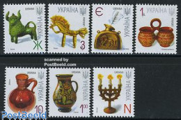 Ukraine 2007 Definitives 7v, Mint NH, History - Archaeology - Art - Art & Antique Objects - Ceramics - Archéologie