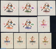 Tonga 1975 South Pacific Games 10v, Mint NH, Sport - Athletics - Boxing - Sport (other And Mixed) - Athletics