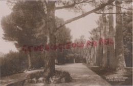 06- CAP D' ANTIBES- RARE CARTE PHOTO VILLA MONTEUX FABRICANT CHAUSSURES A LIMOGES -COLLECTION FAMILLE MONTEUX - Cap D'Antibes - La Garoupe