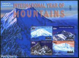 Palau 2002 Int. Mountain Year 4v M/s, Mint NH, Sport - Mountains & Mountain Climbing - Climbing