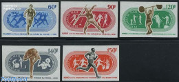 Mali 1969 Sport Records 5v Imperforated, Mint NH, Sport - Athletics - Sport (other And Mixed) - Athletics