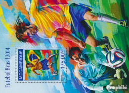 Mosambik Block 886 (kompl. Ausgabe) Postfrisch 2014 Fußball-WM In Brasilien 2014 - Mozambique