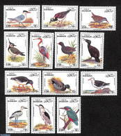 Bahrain 1993 Waterbirds 13v, Mint NH, Nature - Birds - Bahreïn (1965-...)