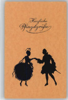 11001144 - Pfingsten Scherenschnitte - Tanz - - Pfingsten