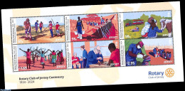 Jersey 2024 Rotary Club 6v M/s, Mint NH, Health - Nature - Sport - Various - Health - Cattle - Chess - Rotary - Echecs