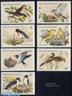 Grenada Grenadines 1984 Birds 7v, Unused (hinged), Nature - Birds - Grenade (1974-...)
