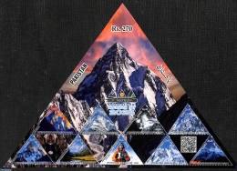 Pakistan 2024 Int. Mountain Day M/s, Mint NH, Sport - Mountains & Mountain Climbing - Climbing
