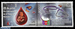 Uruguay 2024 Medical Protection For Newborns 2v [:], Mint NH, Health - Health - Uruguay