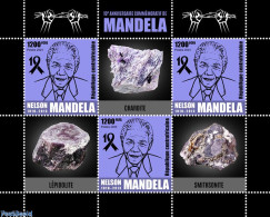 Central Africa 2023 Nelson Mandela, Mint NH, History - Geology - Nelson Mandela - Centrafricaine (République)