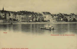 BASEL - Rheinansicht Mit St. Johannvorstadt - Basel