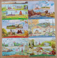 Kazakhstan 2016-2021, Regions Of Kazakhstan, Six MNH S/S - Kazakhstan