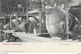LUXEMBOURG - DIFFERDINGEN - Stahlwerk - Die Converter  - Cpa Non Circulée - L'état Vraiment Très Bon! - Differdange