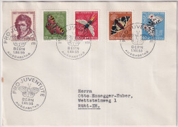 MiNr. 618 - 622 Schweiz 1955, 1. Dez. „Pro Juveentute" - Illustriertes FDC Mit ETSS Gelaufen Nach RÜTI (ZH) - FDC