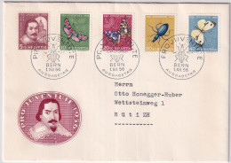MiNr. 632 - 636 Schweiz 1956, 1. Dez. „Pro Juventute“ - Illustriertes FDC Mit ETSS Gelaufen Nach RÜTI (ZH) - FDC