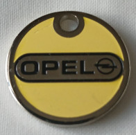 Jeton De Caddie - Automobiles - OPEL - SAUMUR - En Métal - - Trolley Token/Shopping Trolley Chip