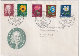 MiNr. 663 - 667 Schweiz       1958, 1. Dez. „Pro Juventute“ - Illustriertes FDC Mit ETSS Gelaufen Nach RÜTI (ZH) - FDC