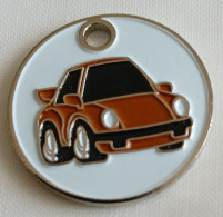 Jeton De Caddie - Automobiles - LUND'S AUTO - Rouge - En Métal - Neuf - - Trolley Token/Shopping Trolley Chip