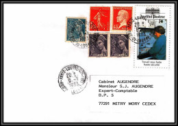 73273 Vignette Pasteur 1993 Lettre Cover France - Louis Pasteur