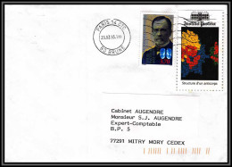 73266 Vignette Pasteur + 2925 Paris 1995 Lettre Cover France - Louis Pasteur