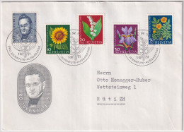 MiNr. 742 - 746 Schweiz       1961, 1. Dez. „Pro Juventute“ - Illustriertes FDC Mit ETSS Gelaufen Nach RÜTI (ZH) - FDC