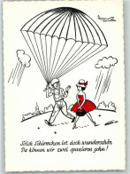 39945204 - Humor - Parachutespringen